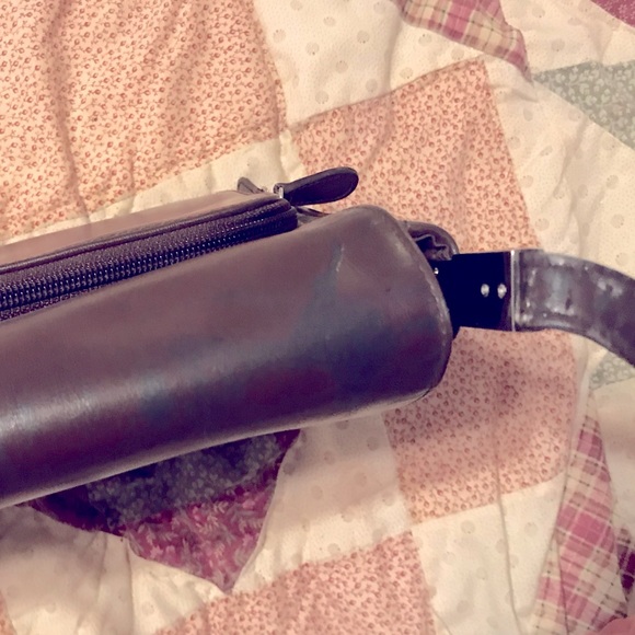 Vintage Liz Claiborne Brown Shoulder Bag - Picture 11 of 11